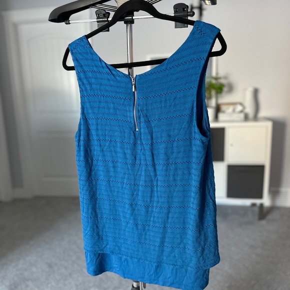 Ricki's Deep Blue Textured Tank Top - Picture 3 of 5